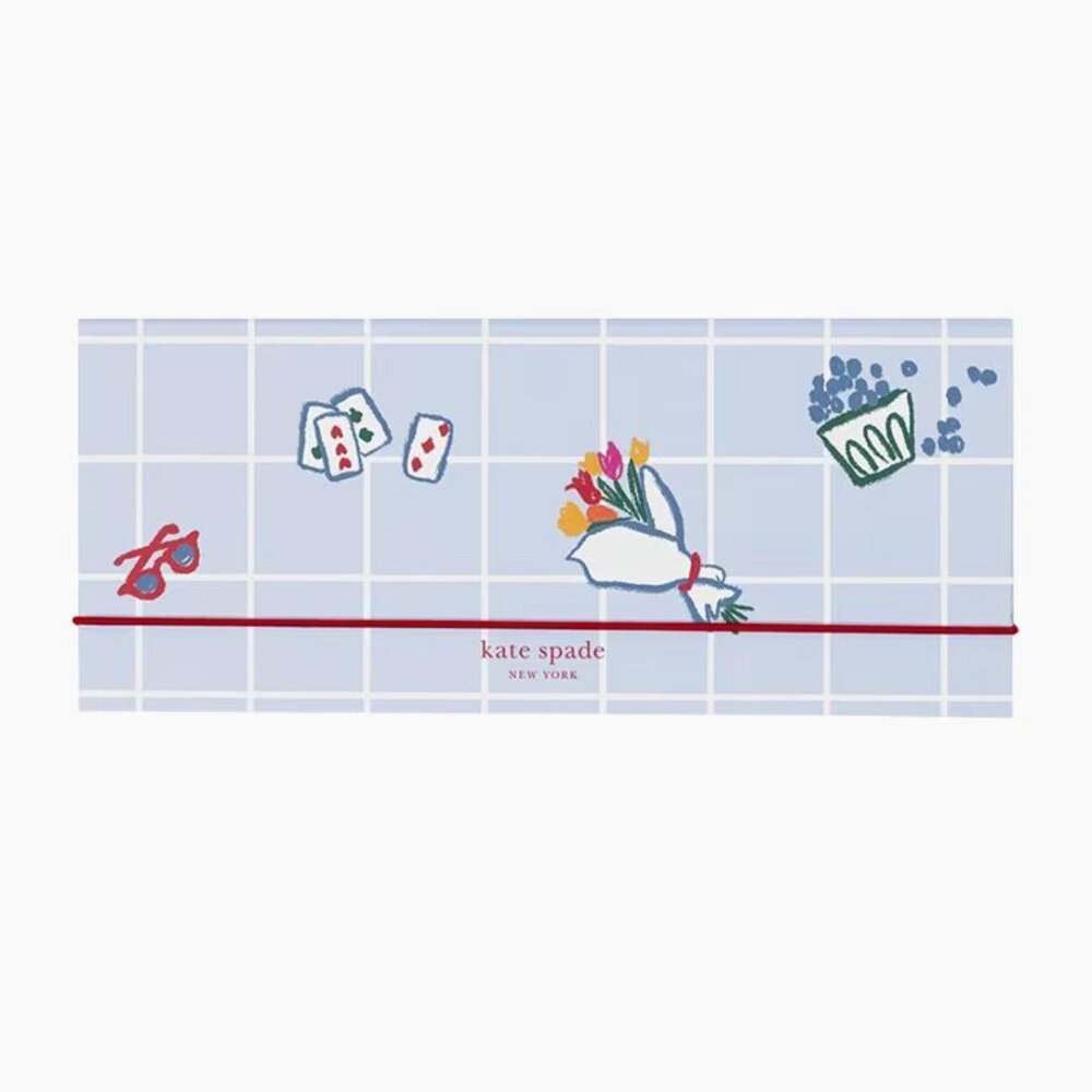 New {Kate Spade NY} Park Picnic Sticky Note Folio Set - Picture 2 of 12